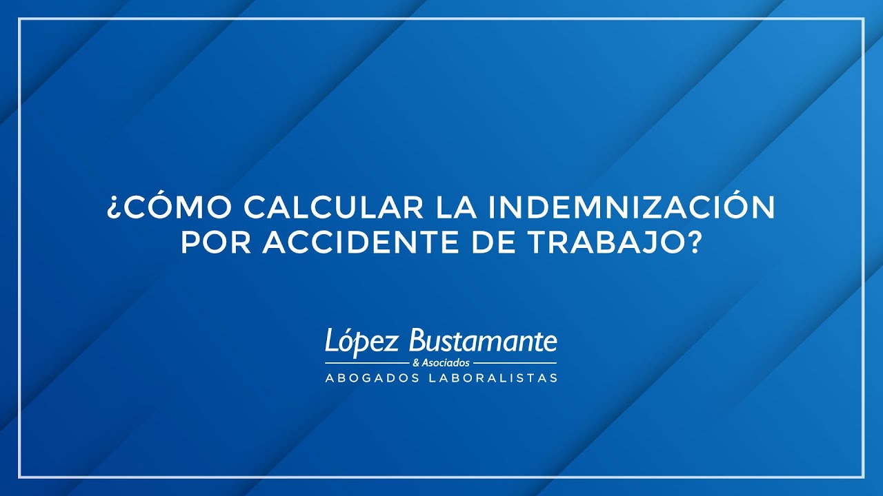 Actualización de la tabla de indemnizaciones por accidente laboral