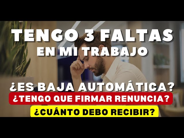 Despido por faltas injustificadas: ¿Tengo derecho a paro?