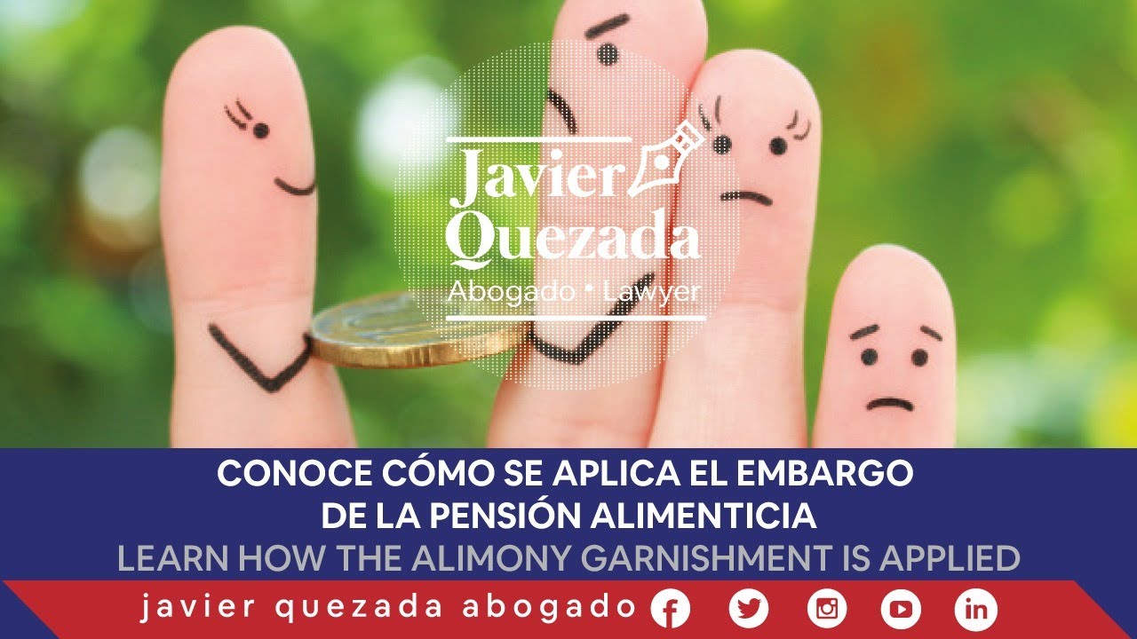 Embargo por falta de pago de pensión alimenticia