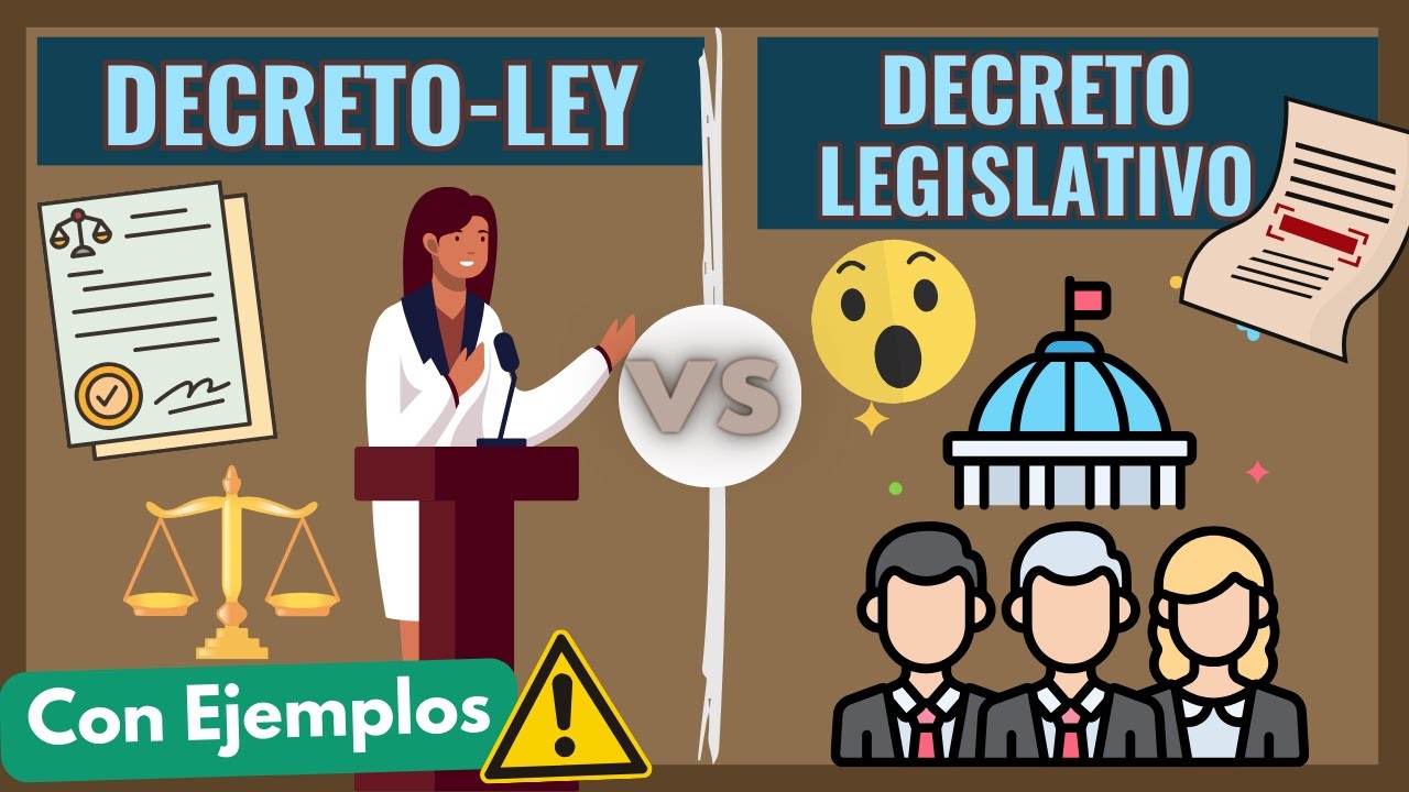La diferencia entre real decreto y real decreto ley