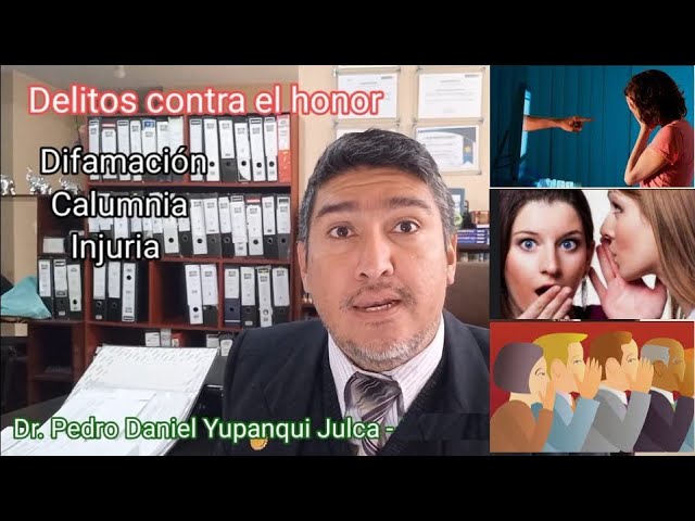 Protección contra el delito contra el honor y la imagen