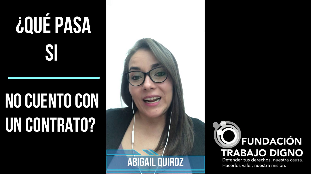 Qué sucede si trabajo sin contrato y me despiden