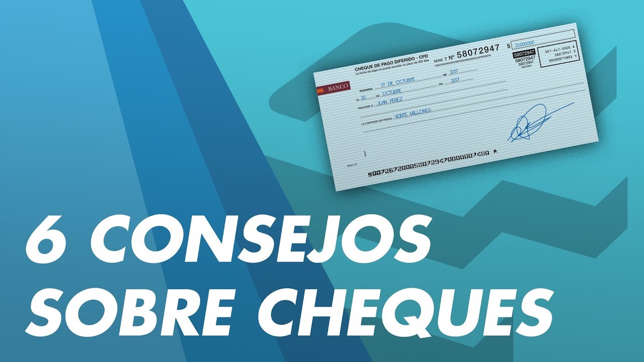 Restricciones para el cobro de un cheque a una sola persona