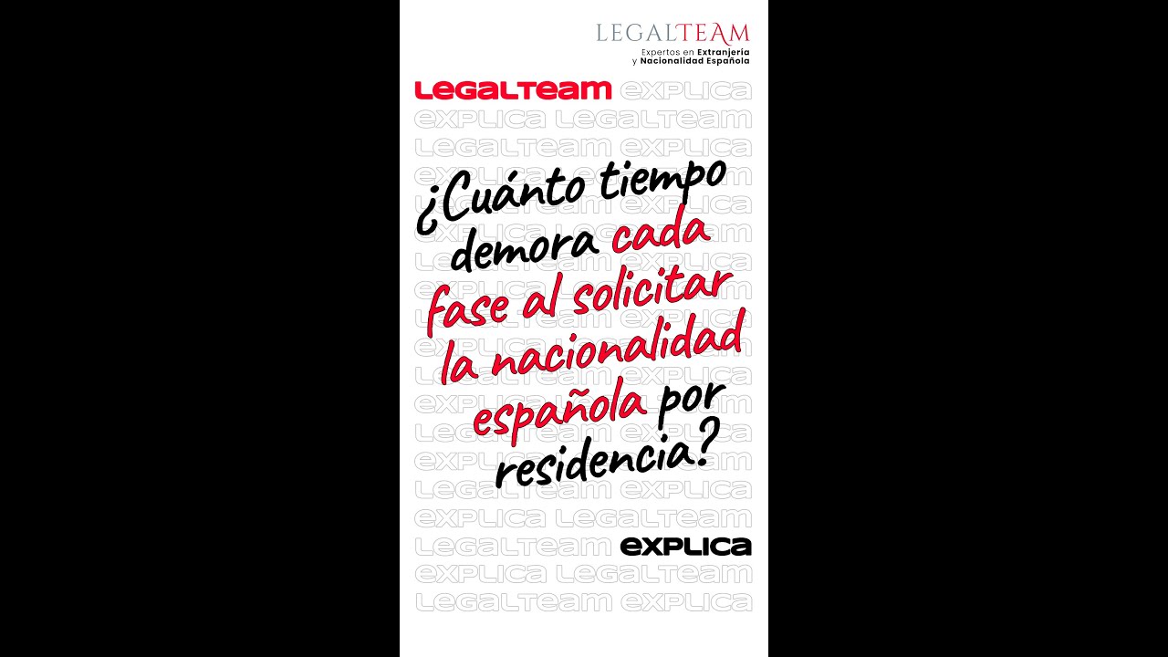 Tiempo de duración de cada fase de nacionalidad