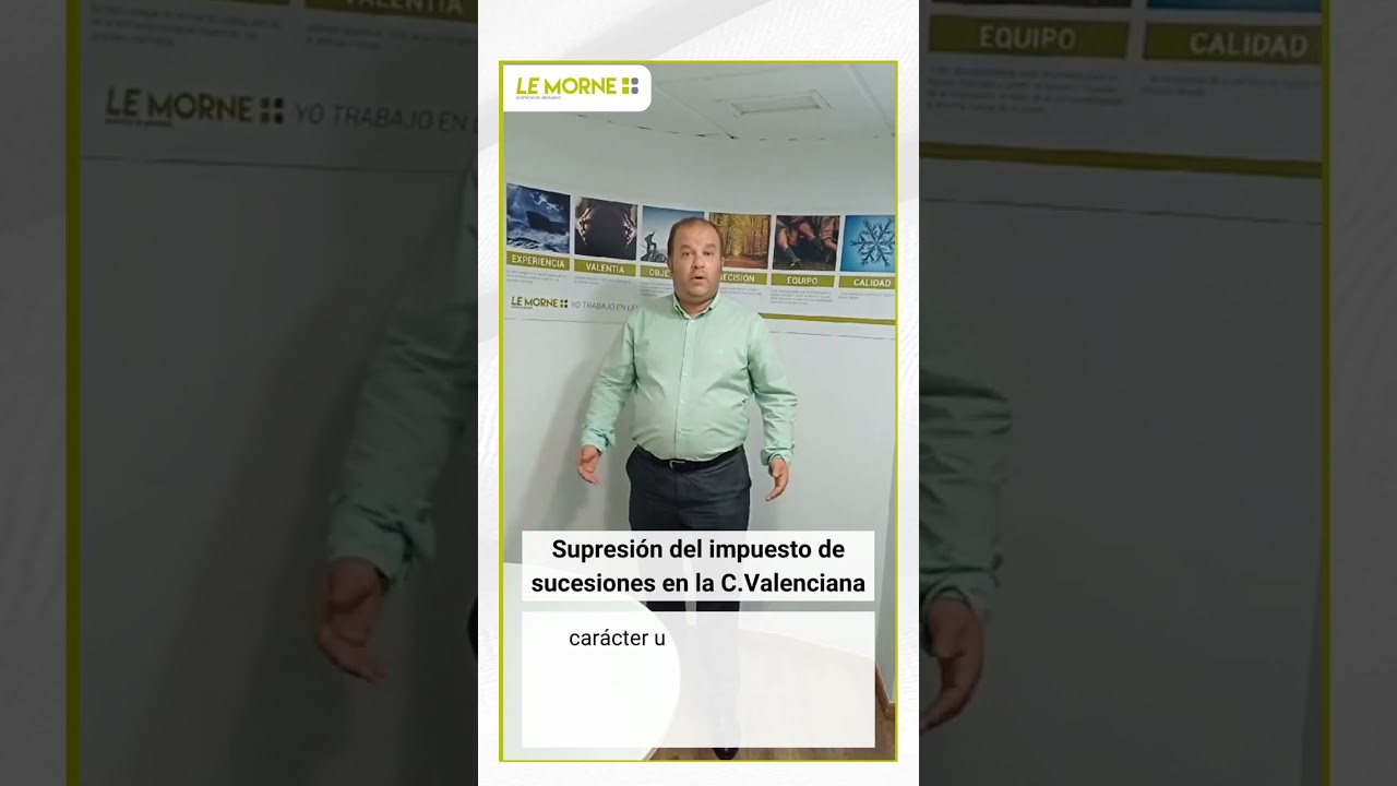¿Cuánto se paga de impuesto de sucesiones en Valencia?