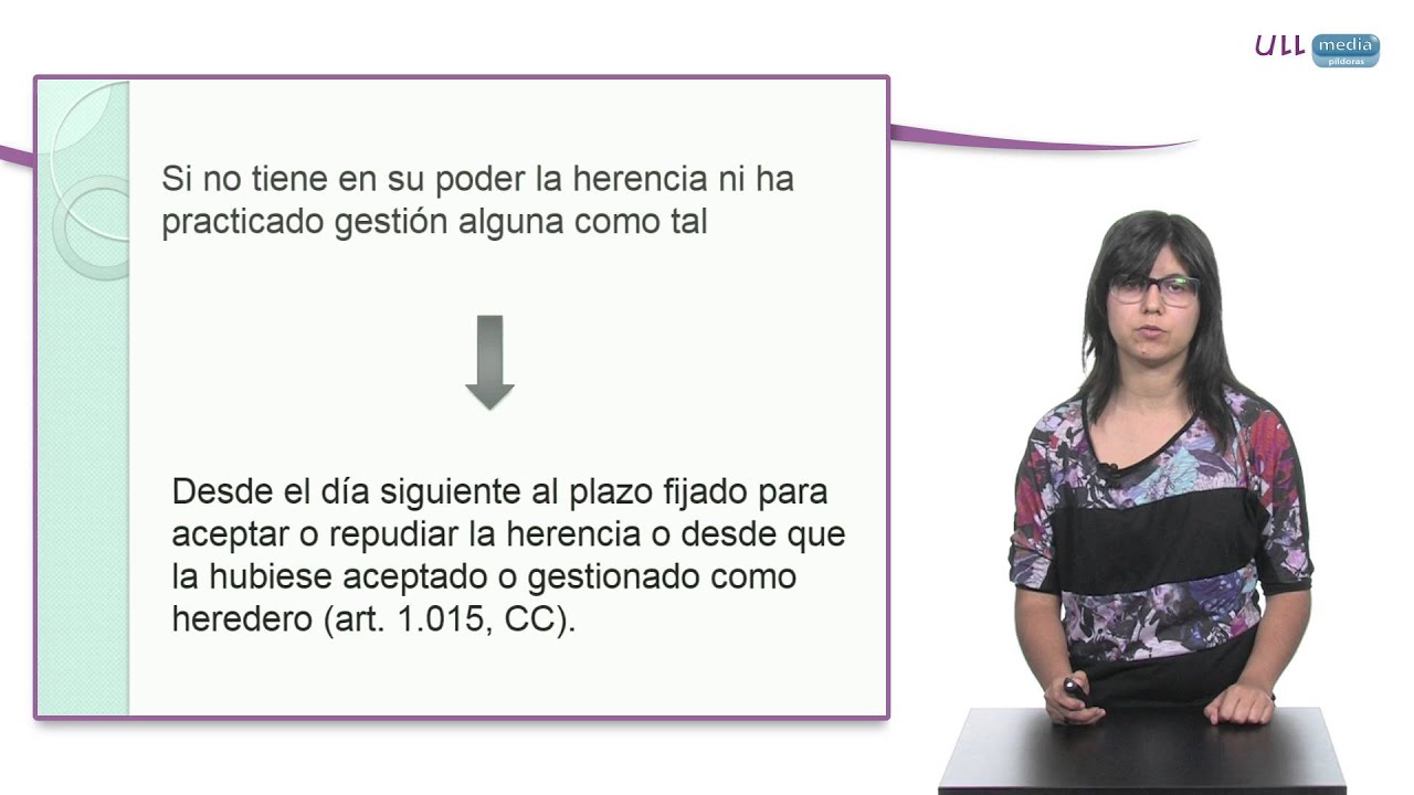 Aceptación de herencia fuera del plazo establecido