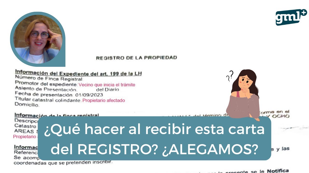 Alegaciones colindantes en el registro de la propiedad