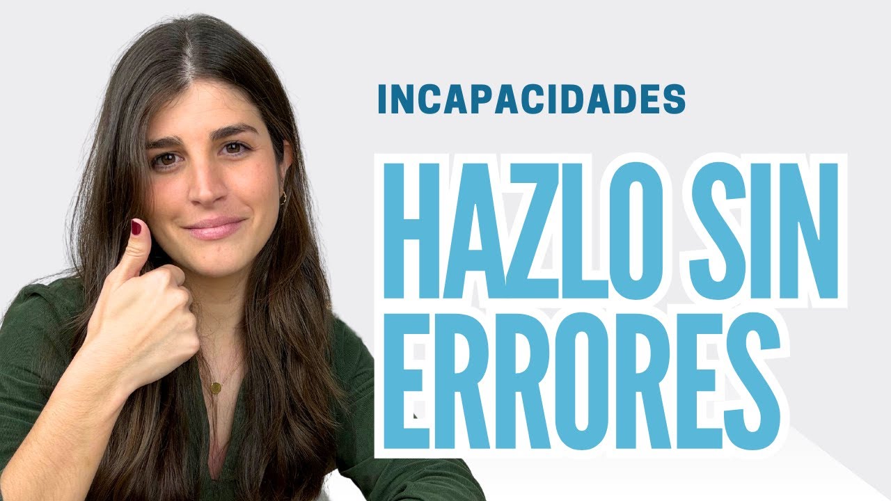 Cómo completar el formulario de datos de incapacidad permanente