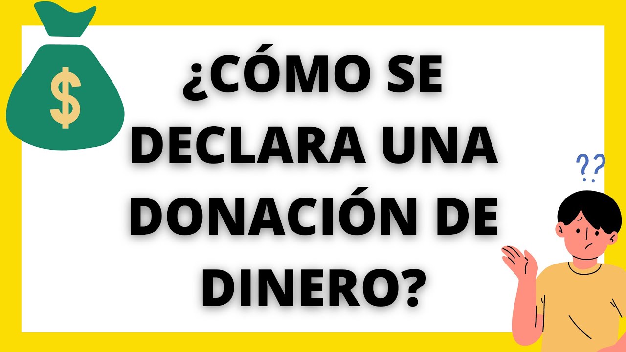 Cómo hacer una donación de dinero