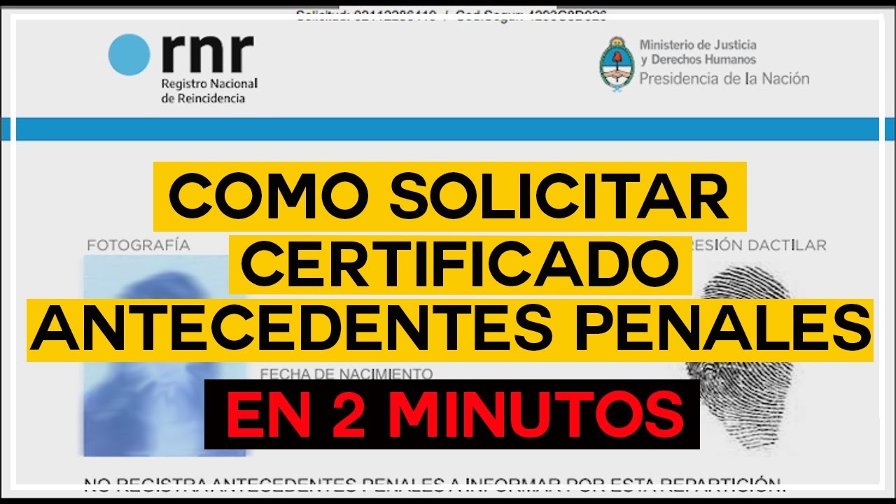Cómo solicitar antecedentes penales en Argentina desde el extranjero