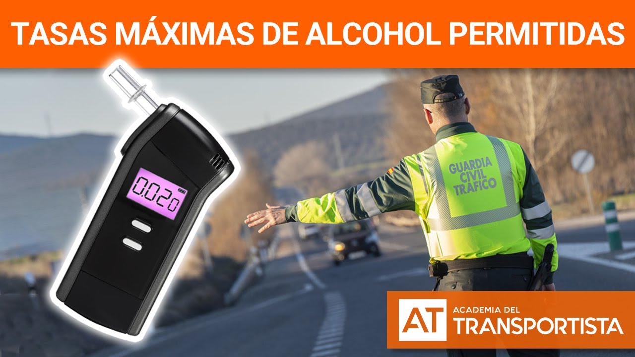 Límite de tasa de alcohol permitido en España