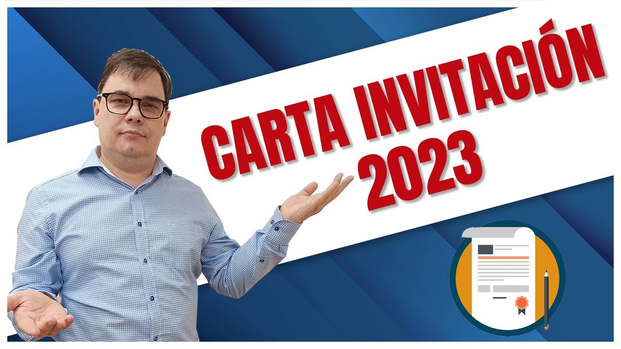 Requisitos para hacer una carta de invitación