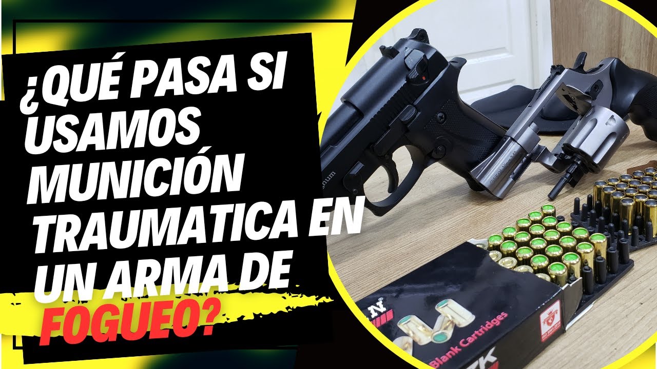 Sanción por portar pistola de fogueo