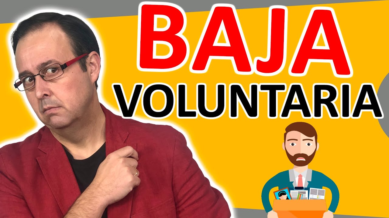 ¿Cuántos días de preaviso por baja voluntaria?