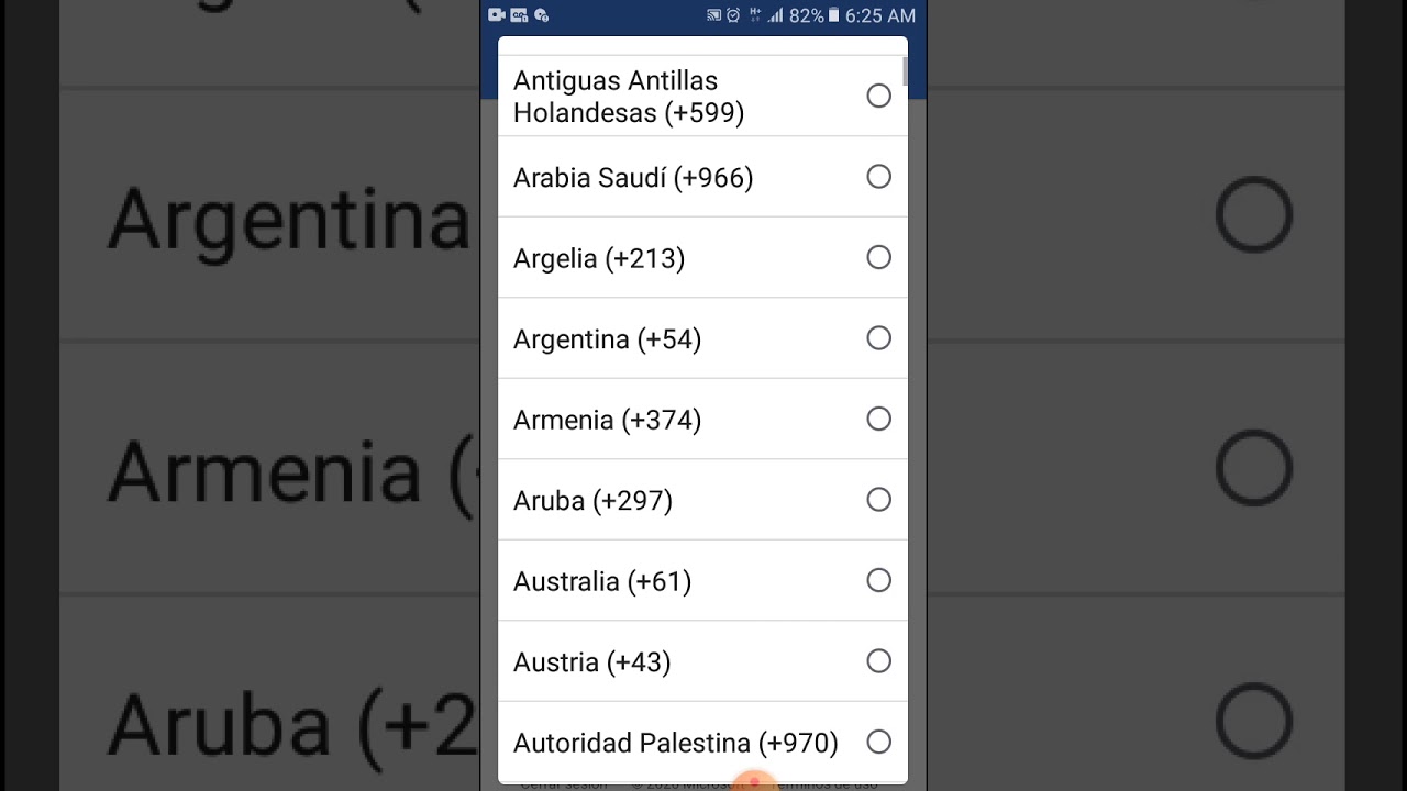 ¿De qué país es el código 49?