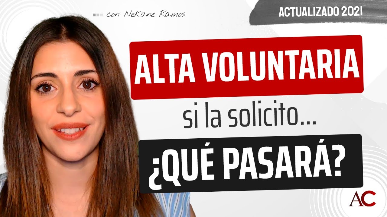 ¿Es posible solicitar el alta voluntaria estando de baja?