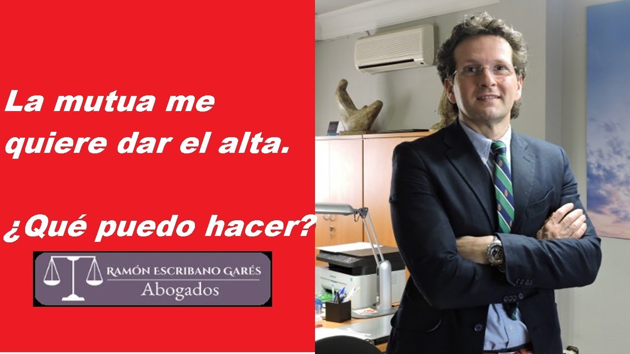 ¿Puedo obtener el alta de la mutua sin haberme recuperado?