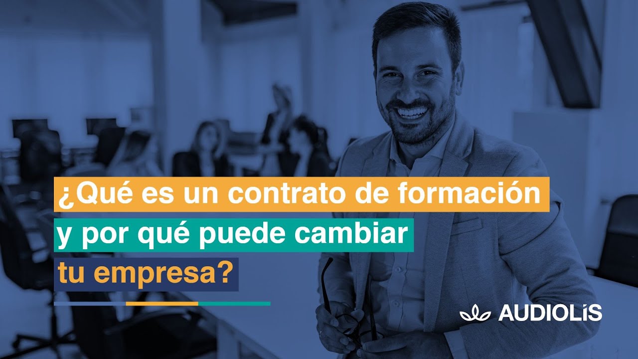 ¿Qué es un contrato de formación?