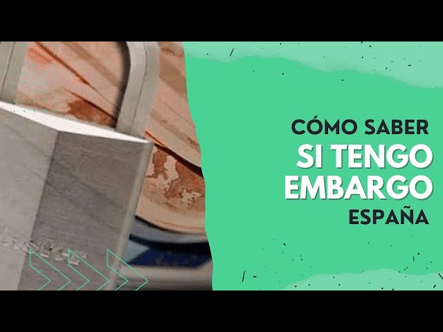 Cómo saber si tengo embargos judiciales en España