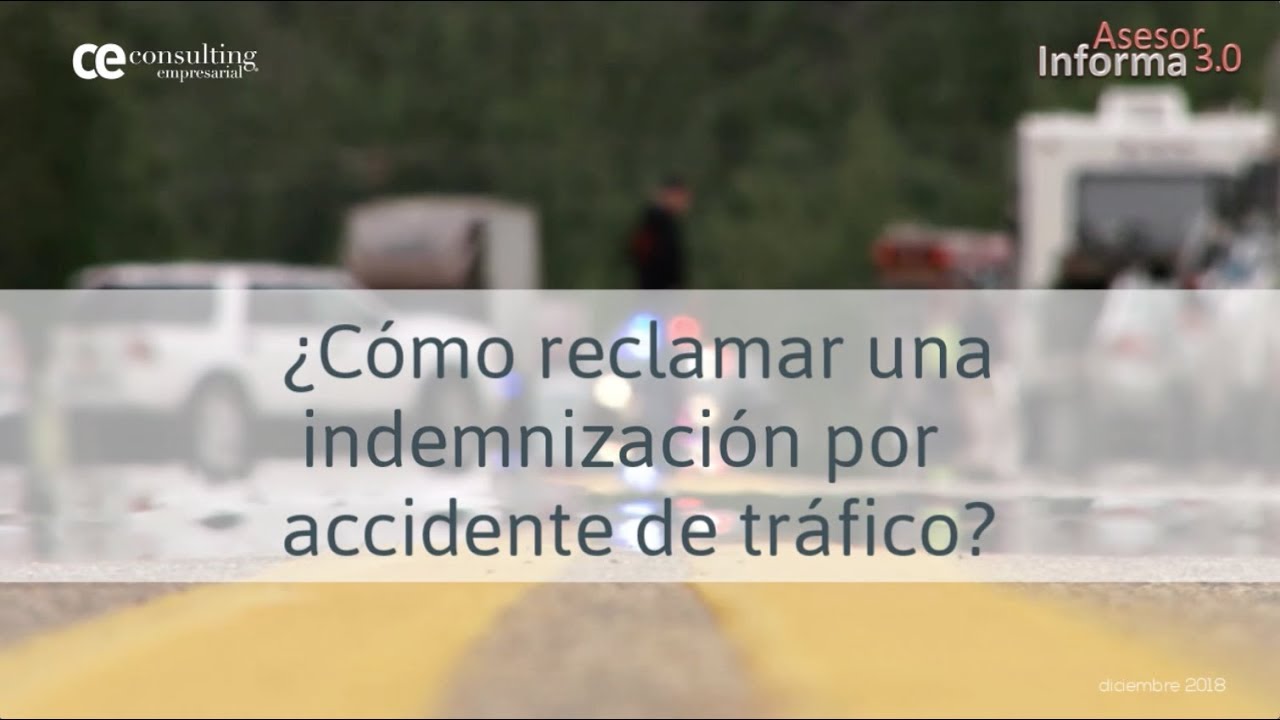 Cómo solicitar indemnización por accidente de tráfico con baja laboral