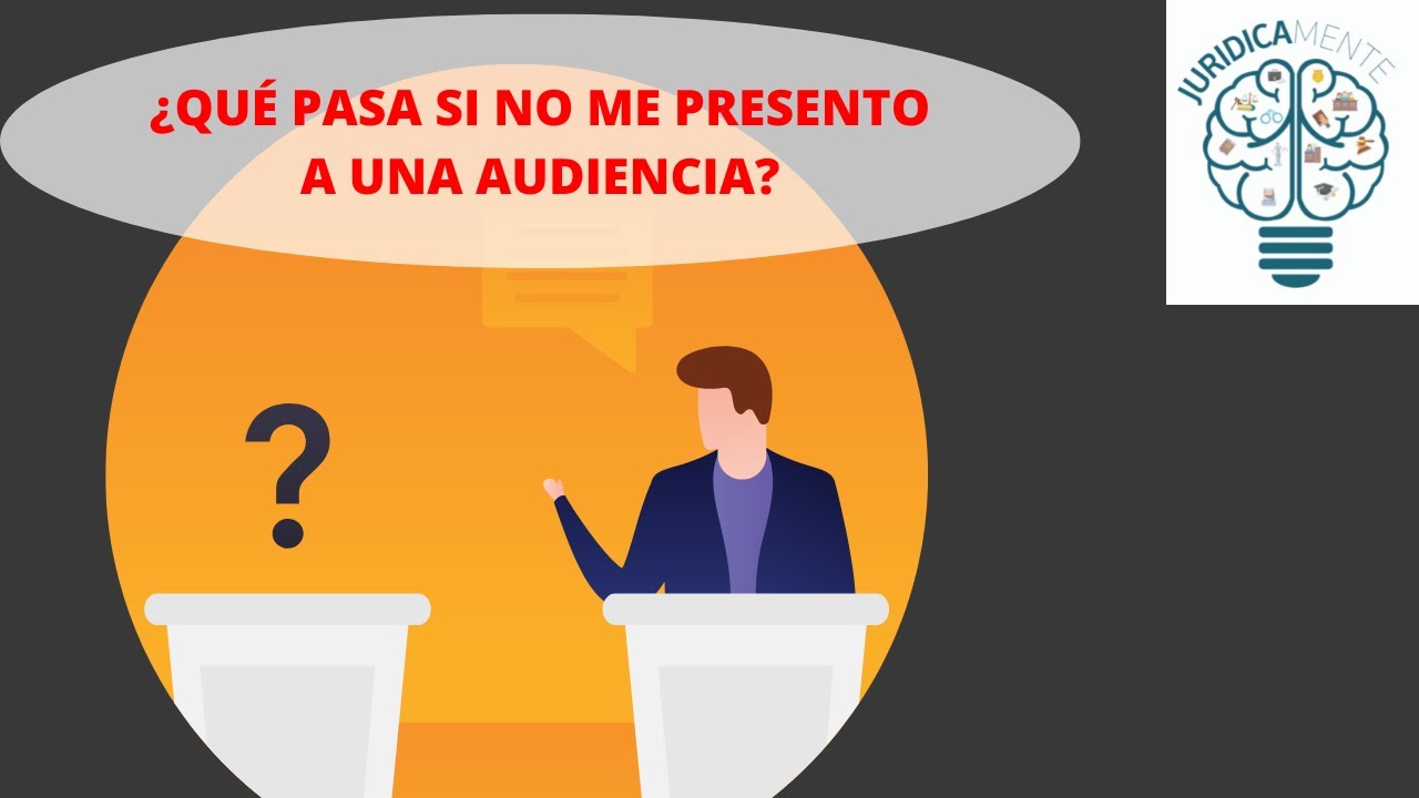 El demandante no se presenta a juicio