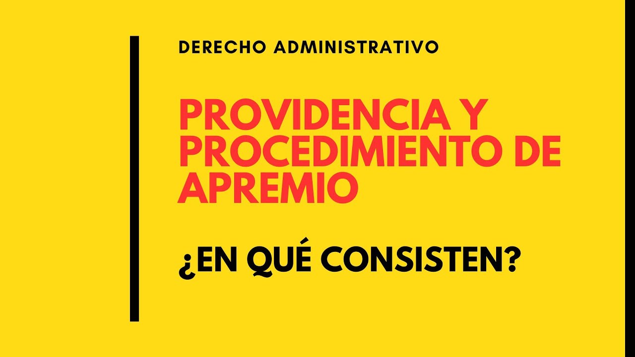El periodo ejecutivo y la providencia de apremio: todo lo que necesitas saber