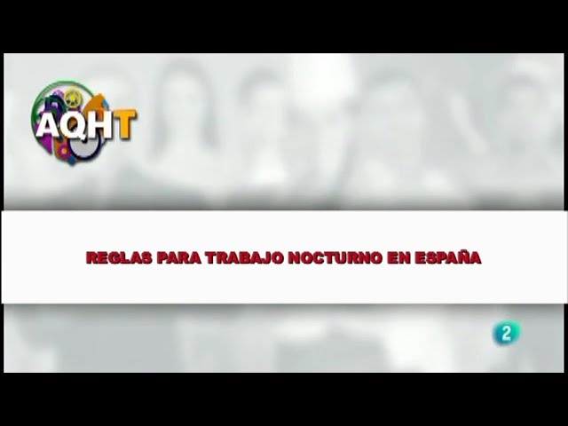 Estatuto de los trabajadores para el trabajo nocturno