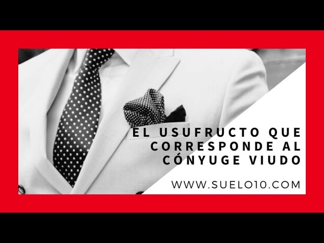 La cuota legal usufructuaria del cónyuge viudo