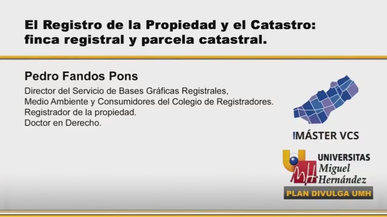 La inscripción de una finca en el catastro es obligatoria