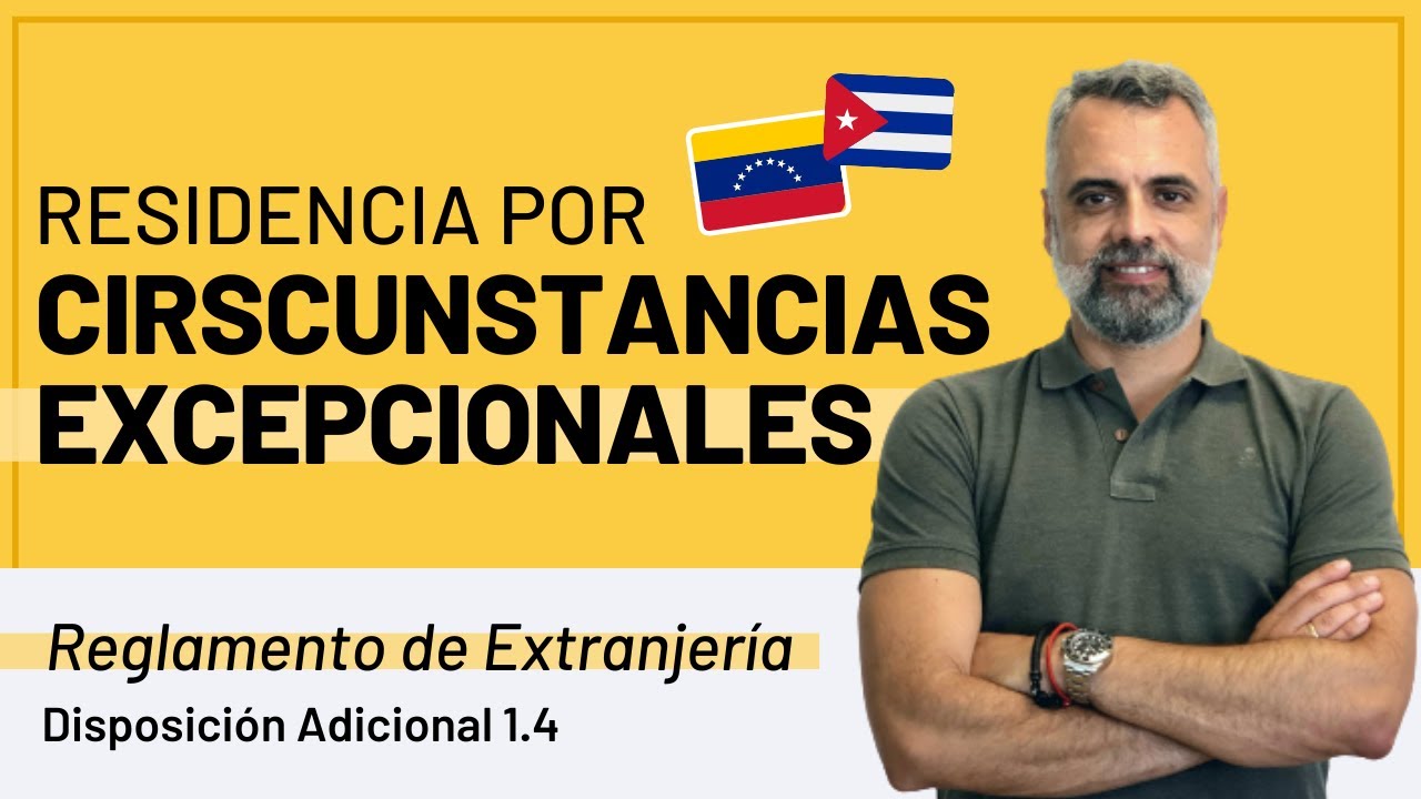 Obtención del permiso de residencia por circunstancias excepcionales