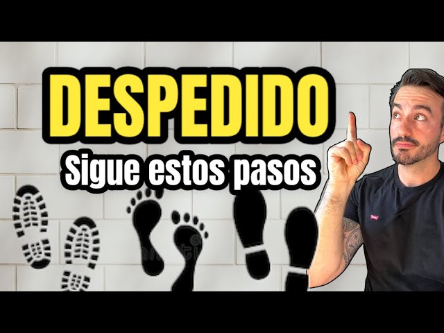 Qué hacer en caso de despido: consejos y recomendaciones