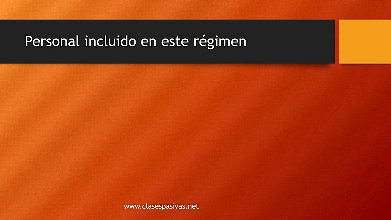 Quiénes son las clases pasivas del estado