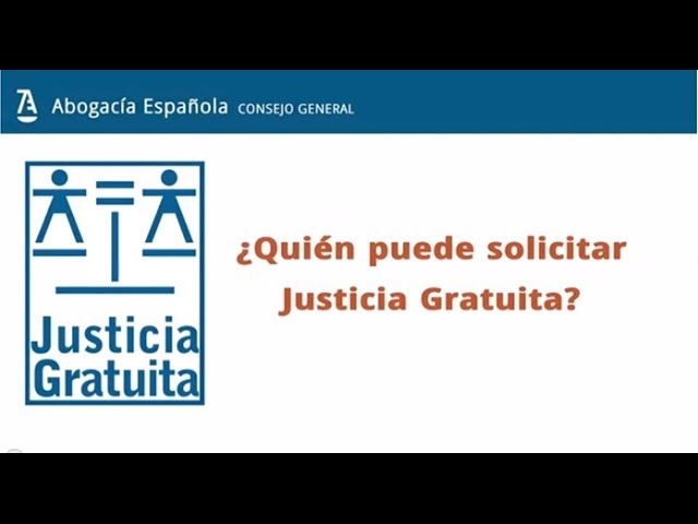 Solicita justicia gratuita en un plazo de 3 días