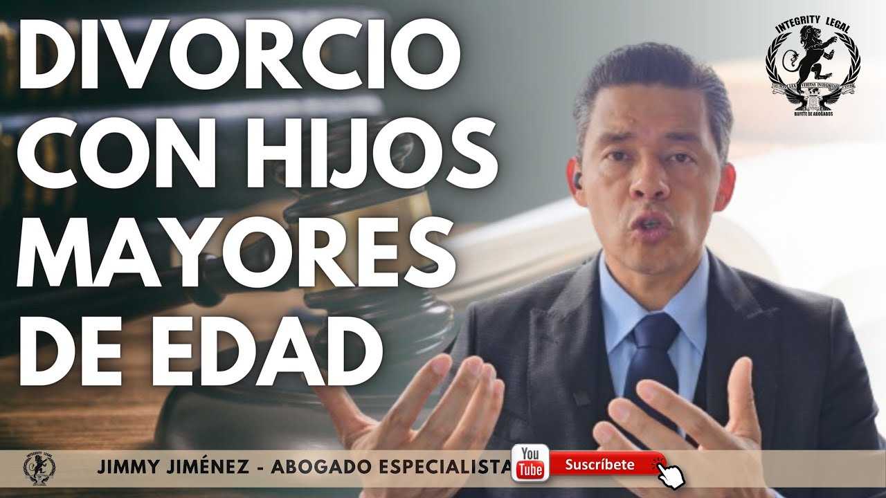 ¿Cuánto cuesta un divorcio con hijos mayores de edad?