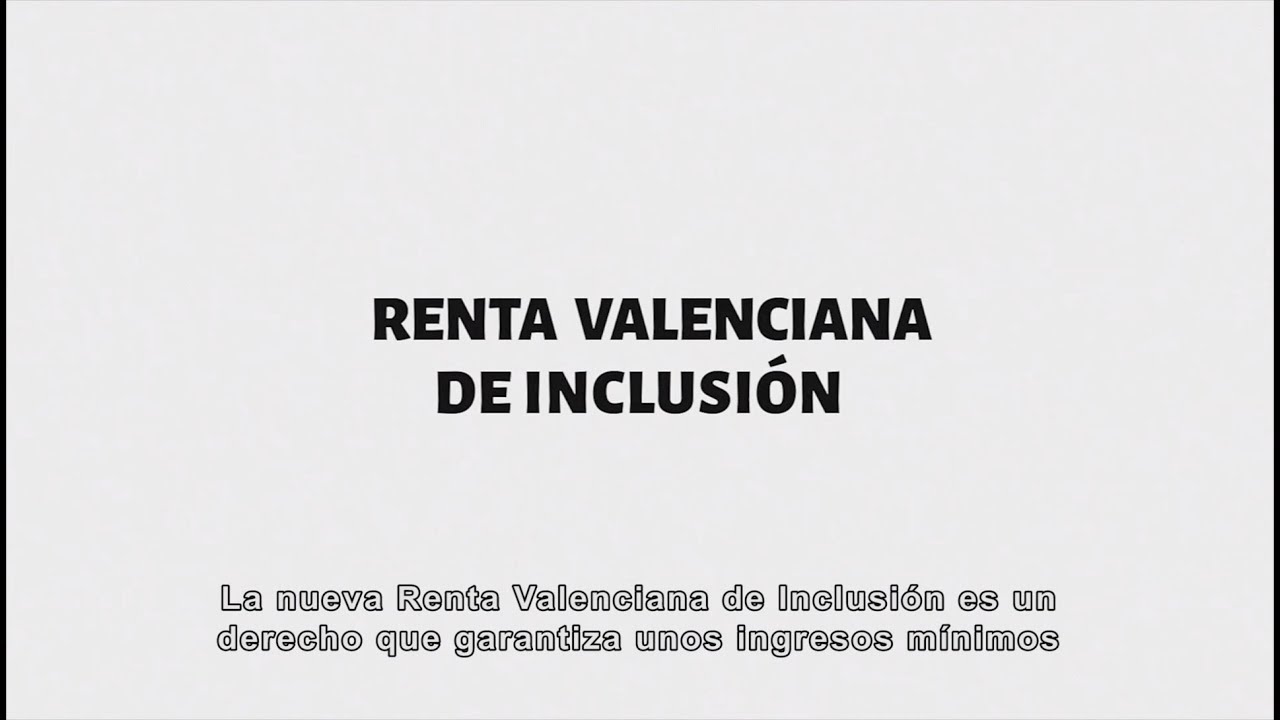 ¿Cuánto se cobra por la renta valenciana de inclusión?