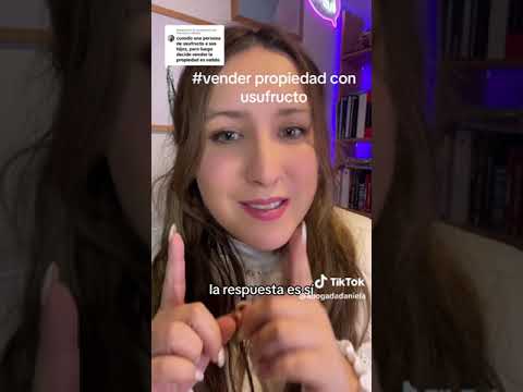 ¿Es posible vender una propiedad en usufructo?