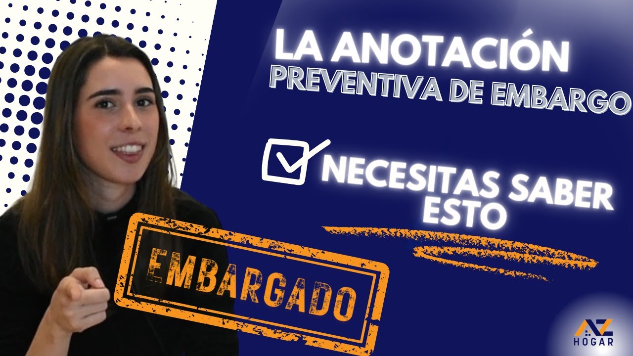 Anotación preventiva de embargo en bienes inmuebles