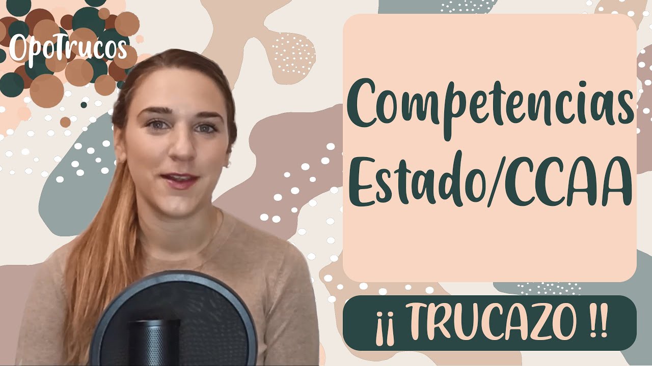 Competencias del Estado y Comunidades Autónomas