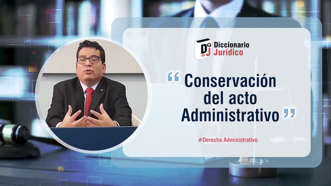 Conservación de actos administrativos