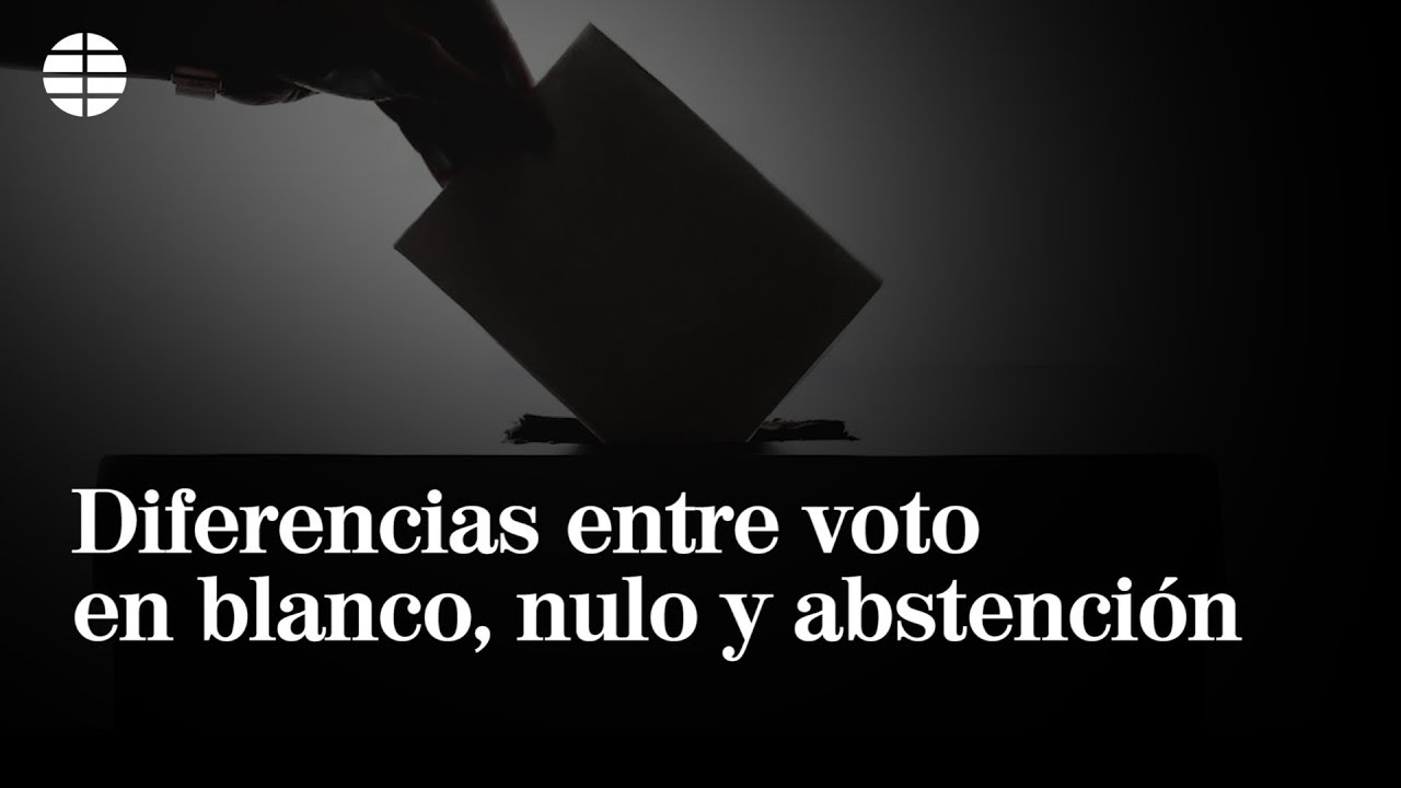 Diferencia entre abstención y voto en blanco