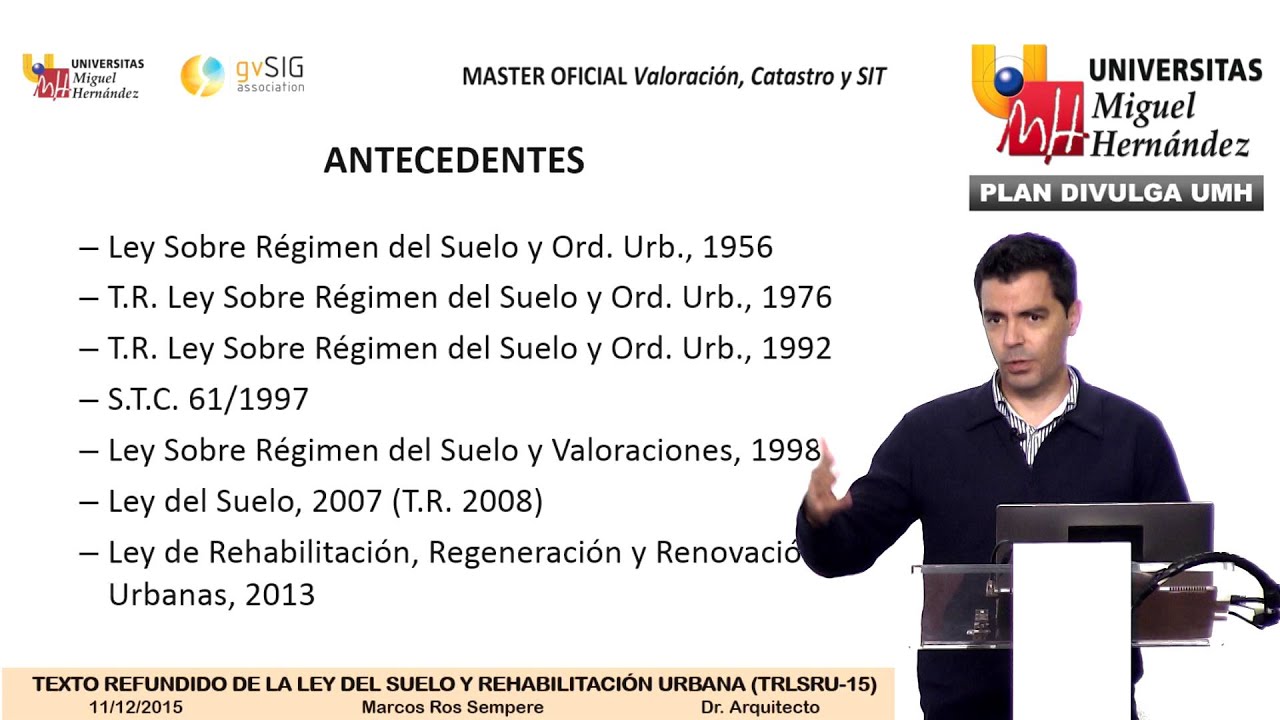 Ley 7/2015 sobre suelo