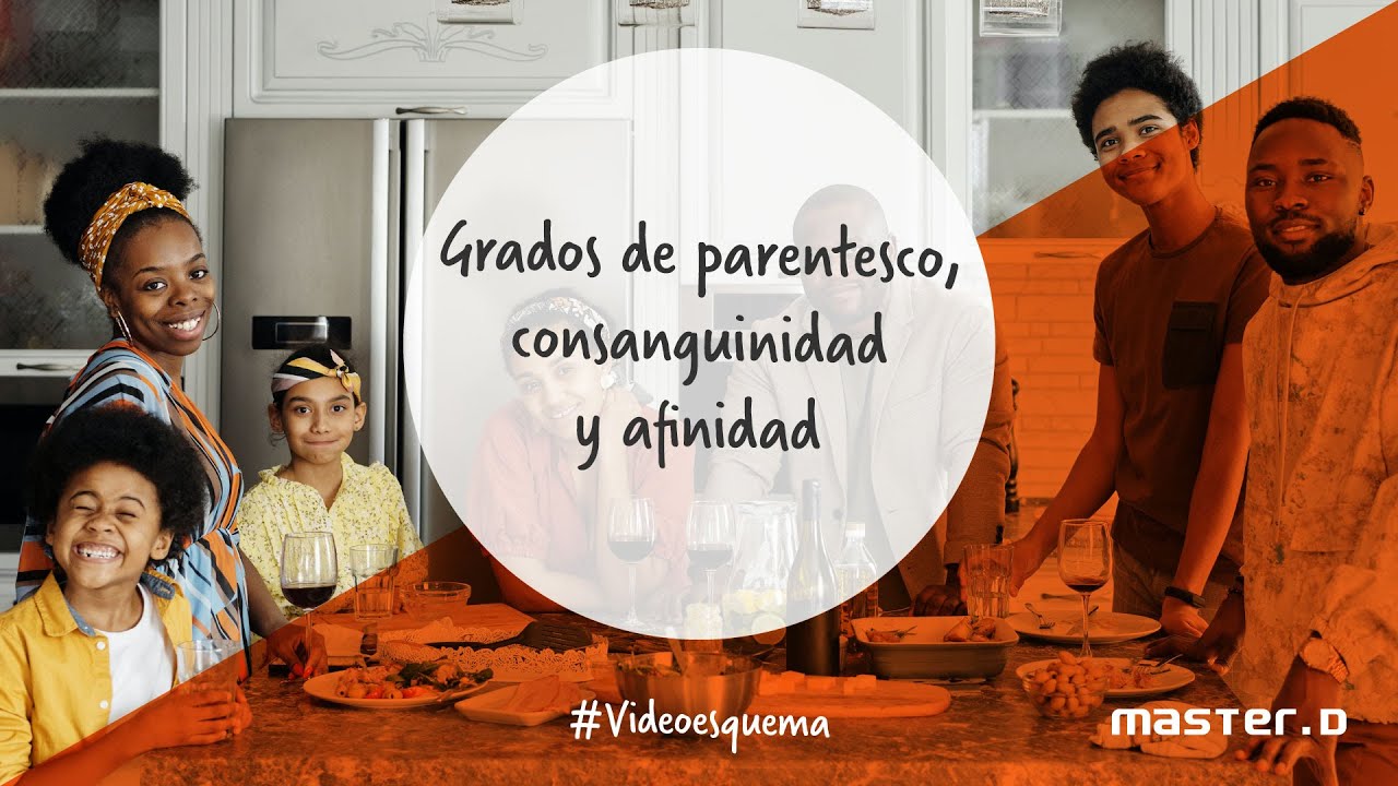 Los diferentes grados de parentesco por consanguinidad y afinidad