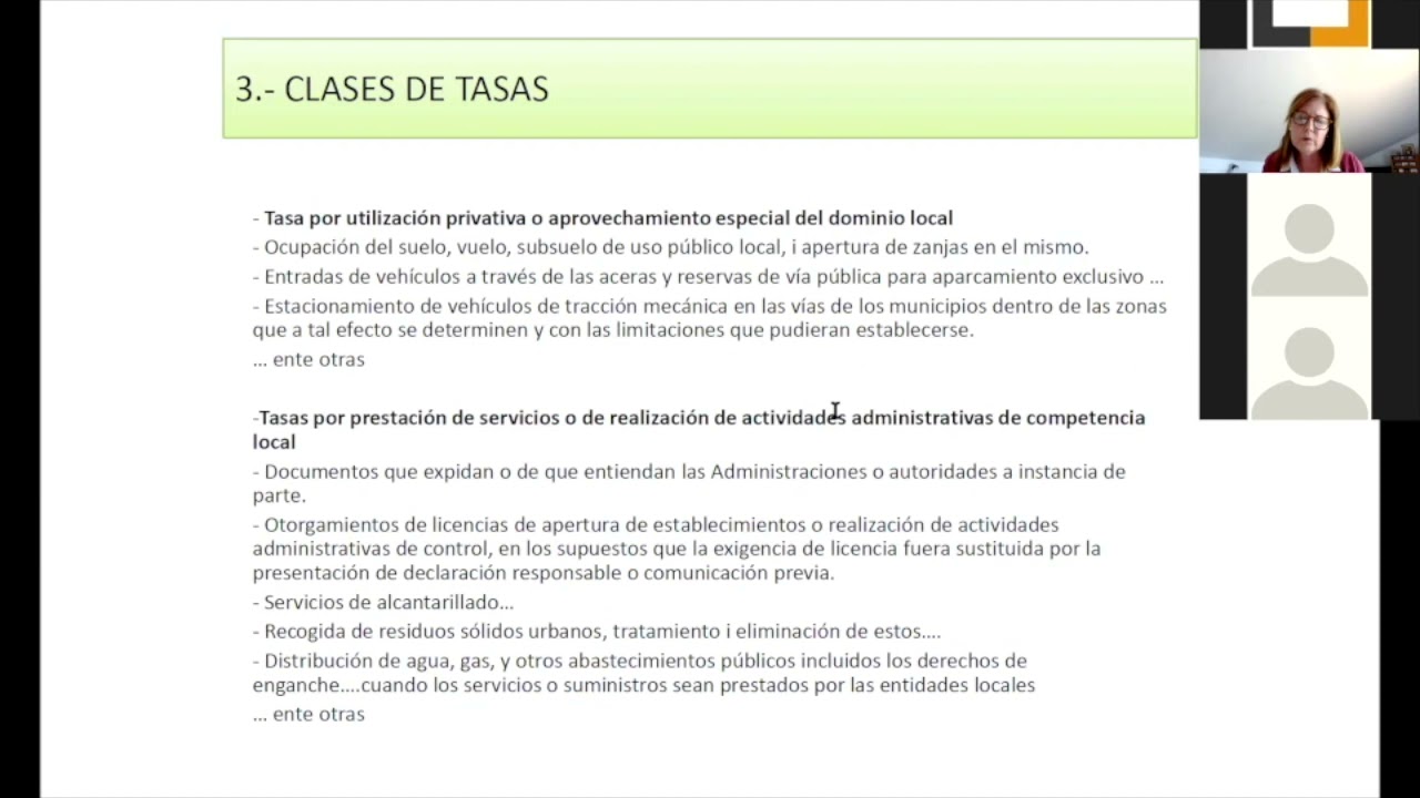 Prestaciones públicas: personas y patrimoniales