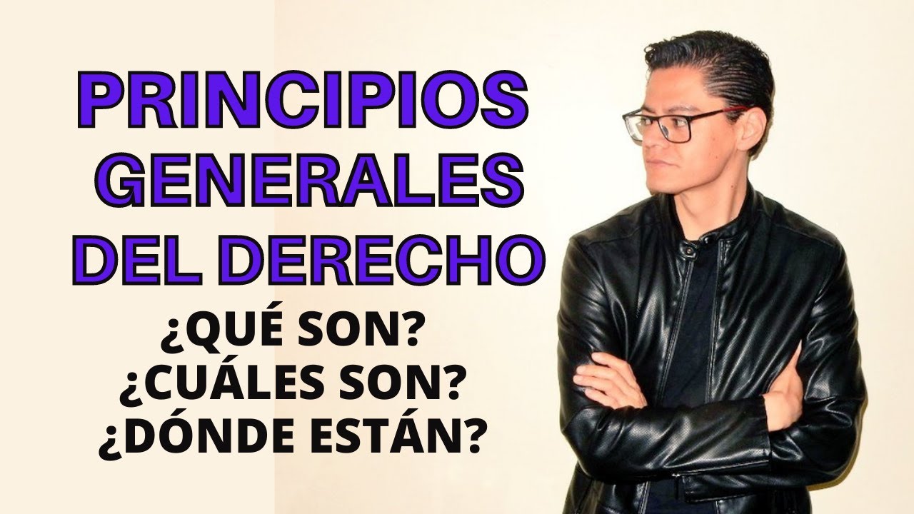 Principios generales del derecho: ¿Cuáles son?