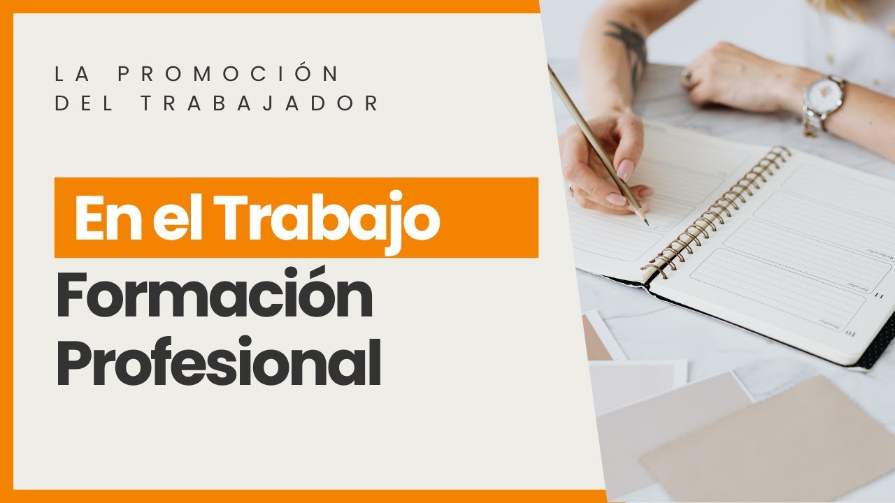 Promoción y formación profesional en el trabajo