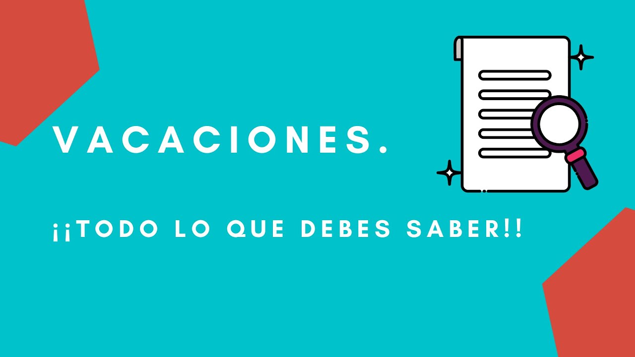 Qué dice el estatuto de los trabajadores sobre las vacaciones