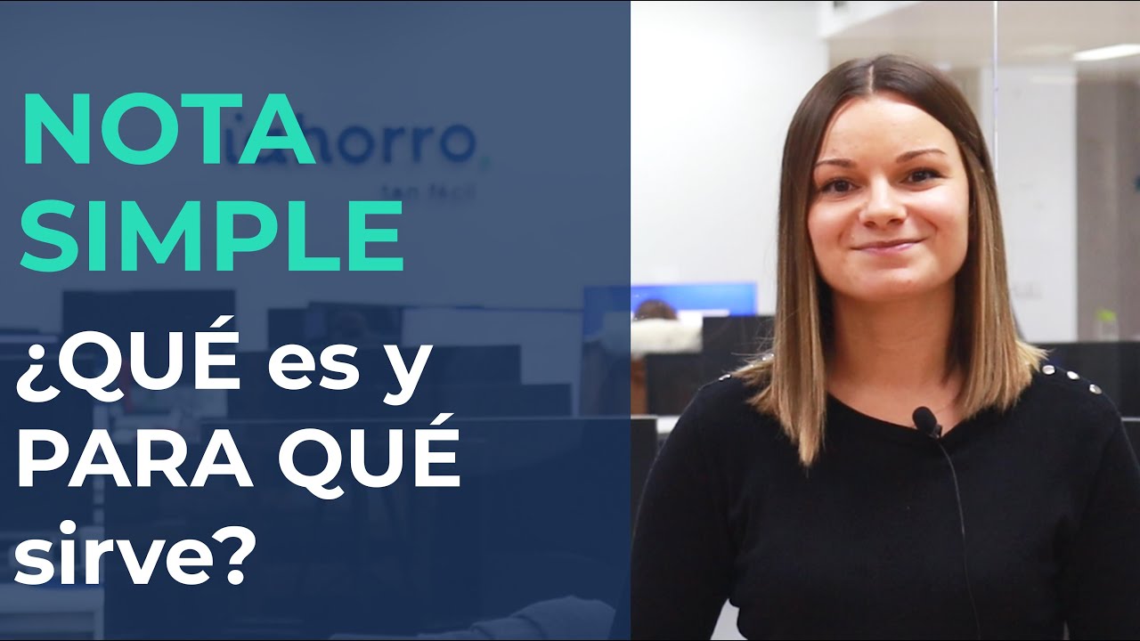 Qué es la nota simple de una vivienda