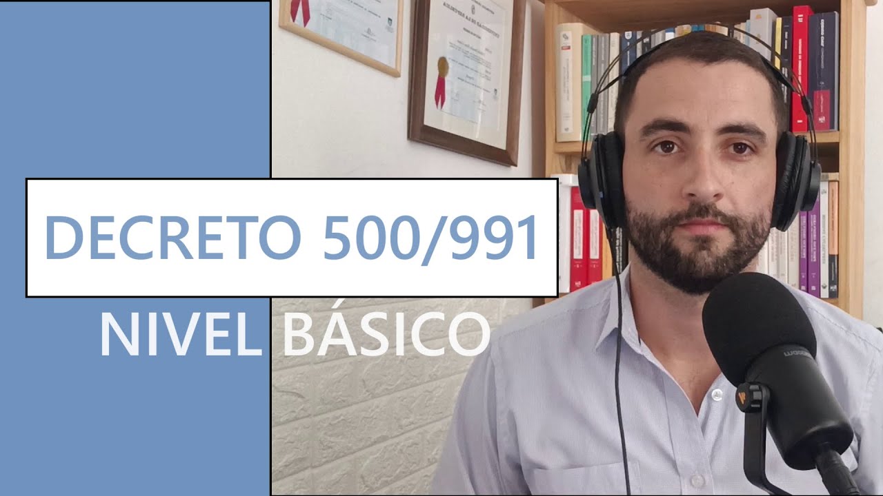 Real Decreto 500 de 1990