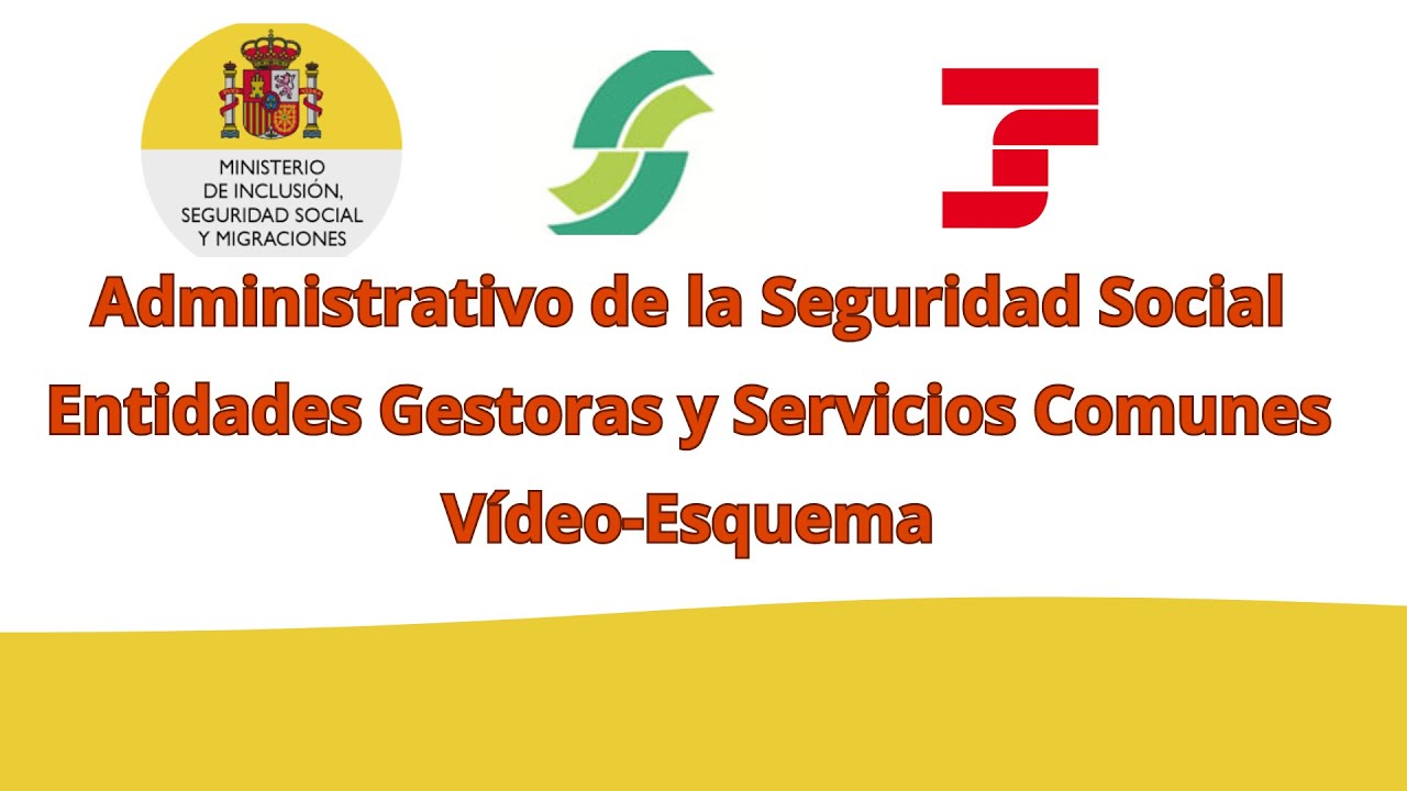 Servicios comunes de seguridad social y entidades gestoras