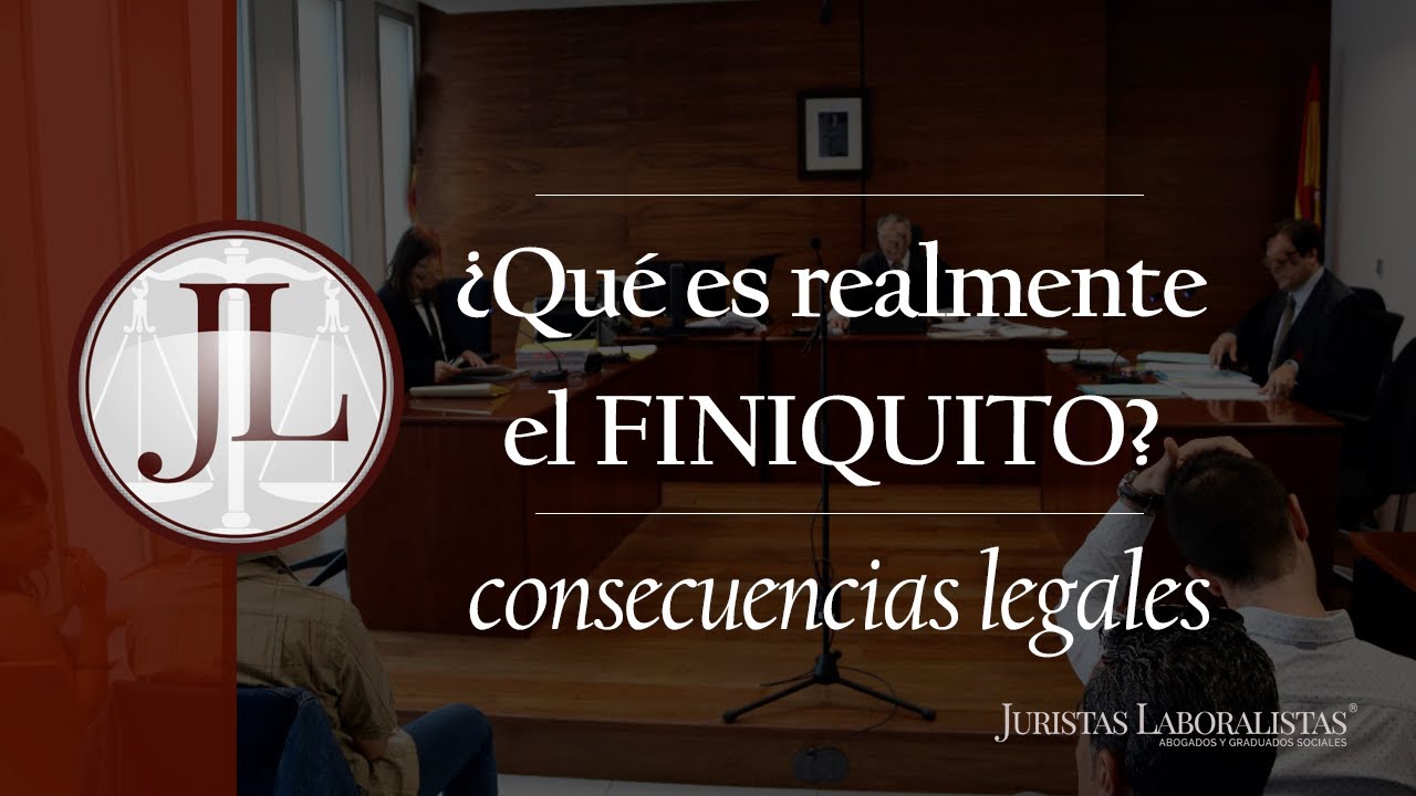 ¿De qué se compone el finiquito?